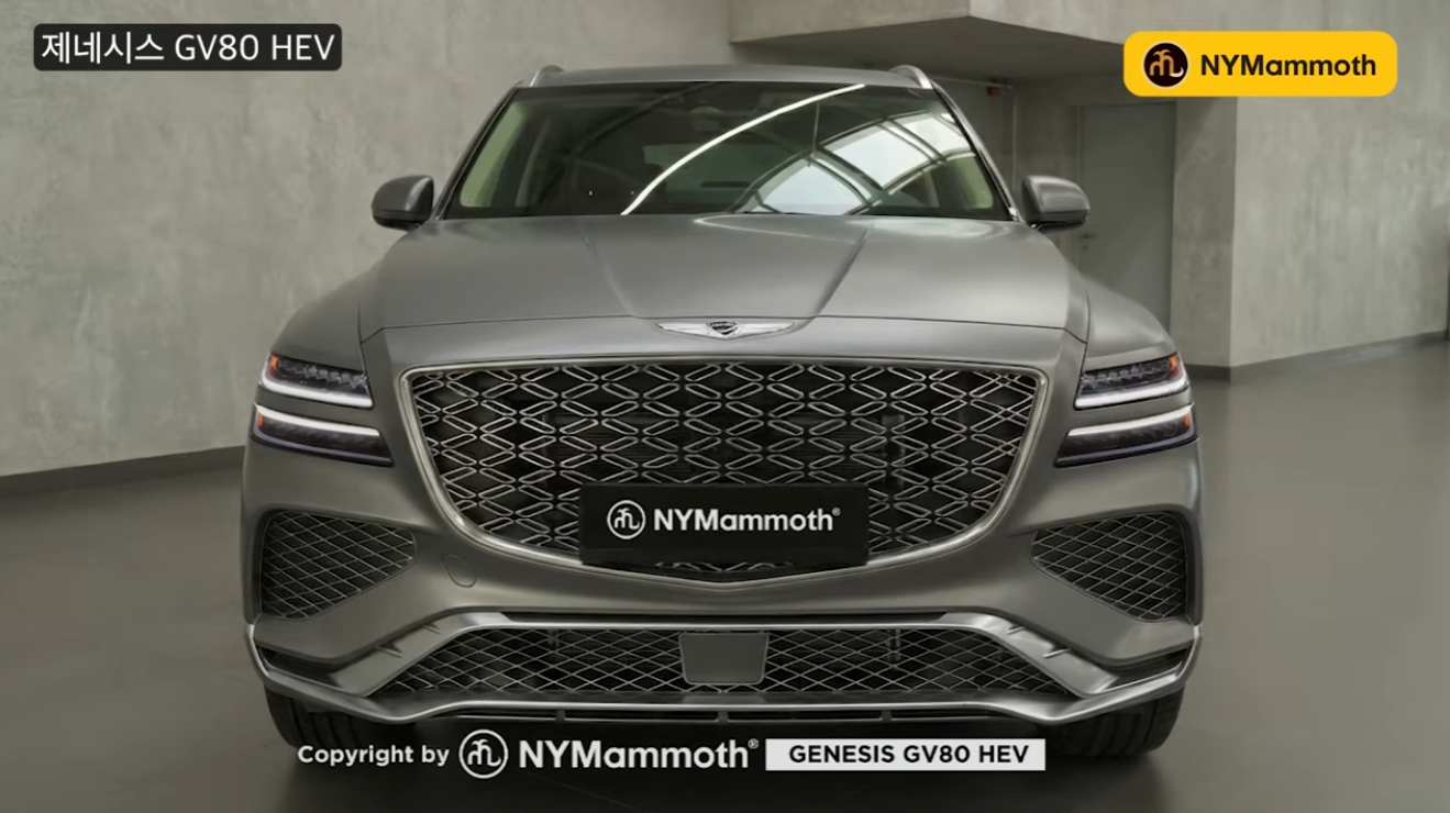 제네시스 GV80 하이브리드 예상도 (출처 : 뉴욕맘모스)