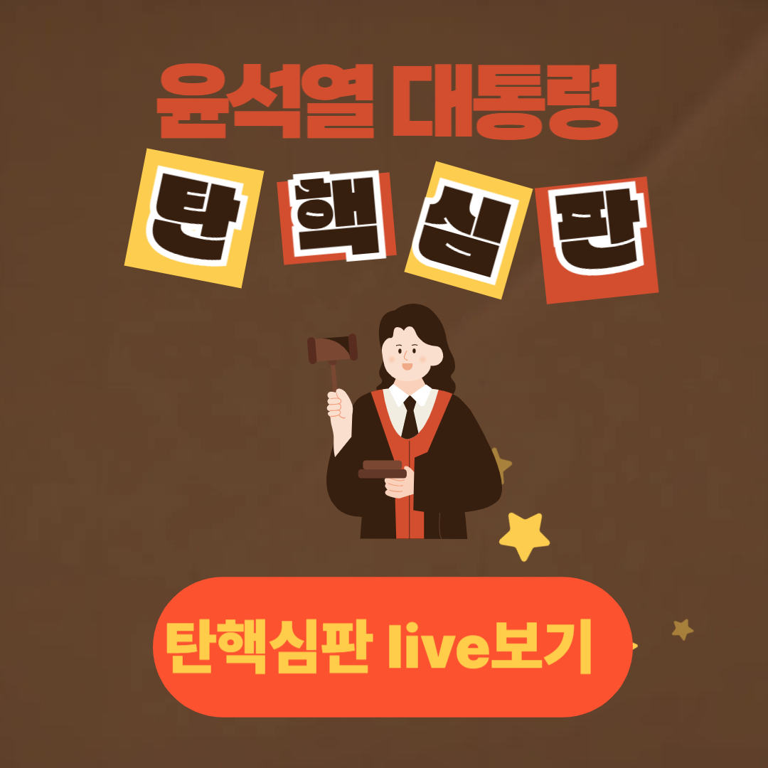 윤석열 탄핵 심판 라이브 보러 가기