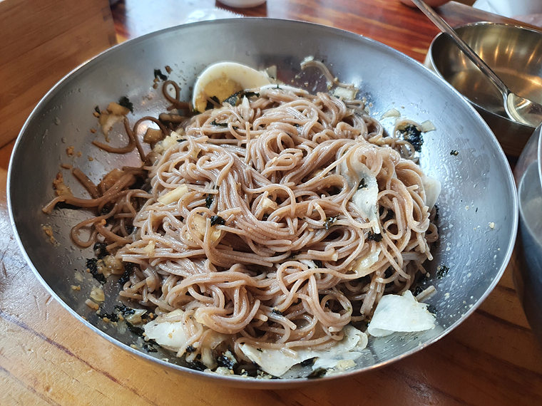 간장막국수-비빈-모습