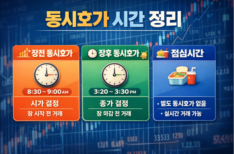동시호가 시간