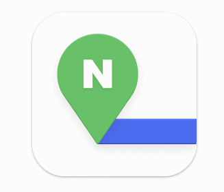 네이버 지도 앱 이미지