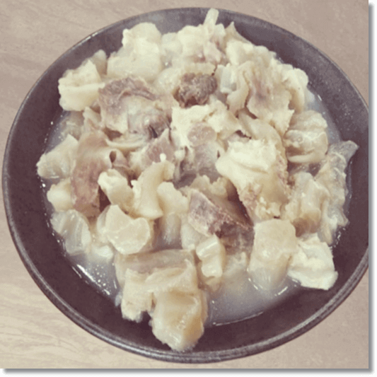 뮤코다당단백 콘드로이친 음식 도가니 수육