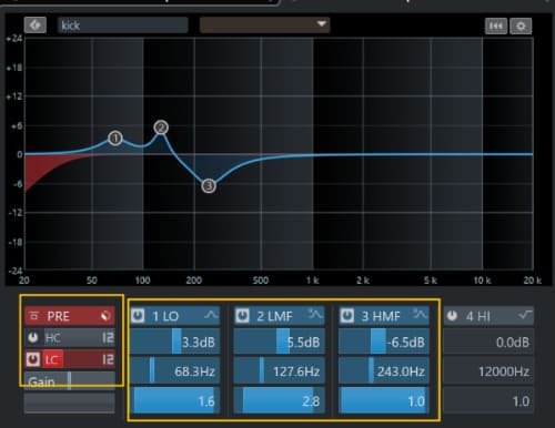 Pre 단에서 로우컷