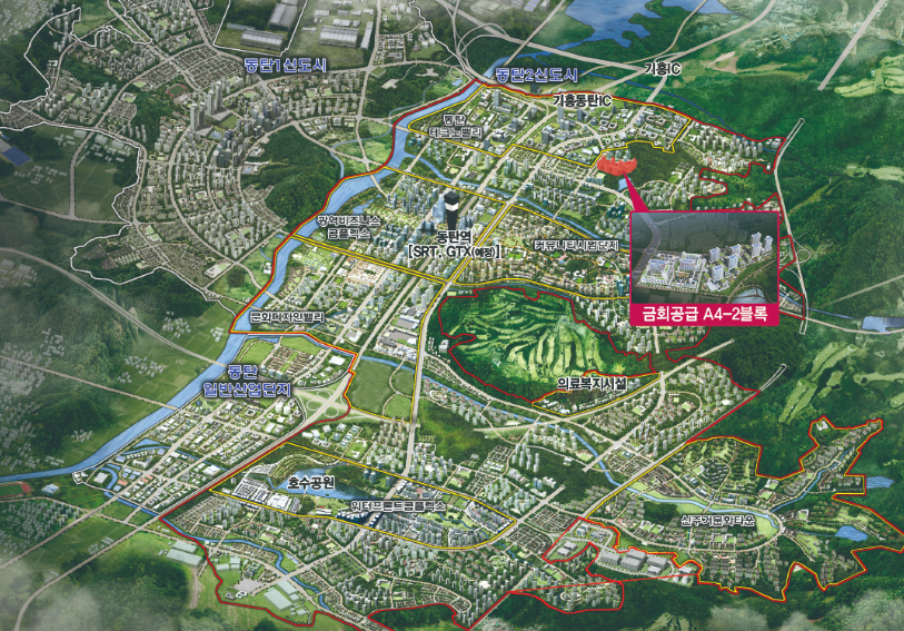 화성 동탄 영구임대아파트 위치