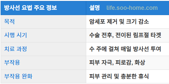 방사선 요법