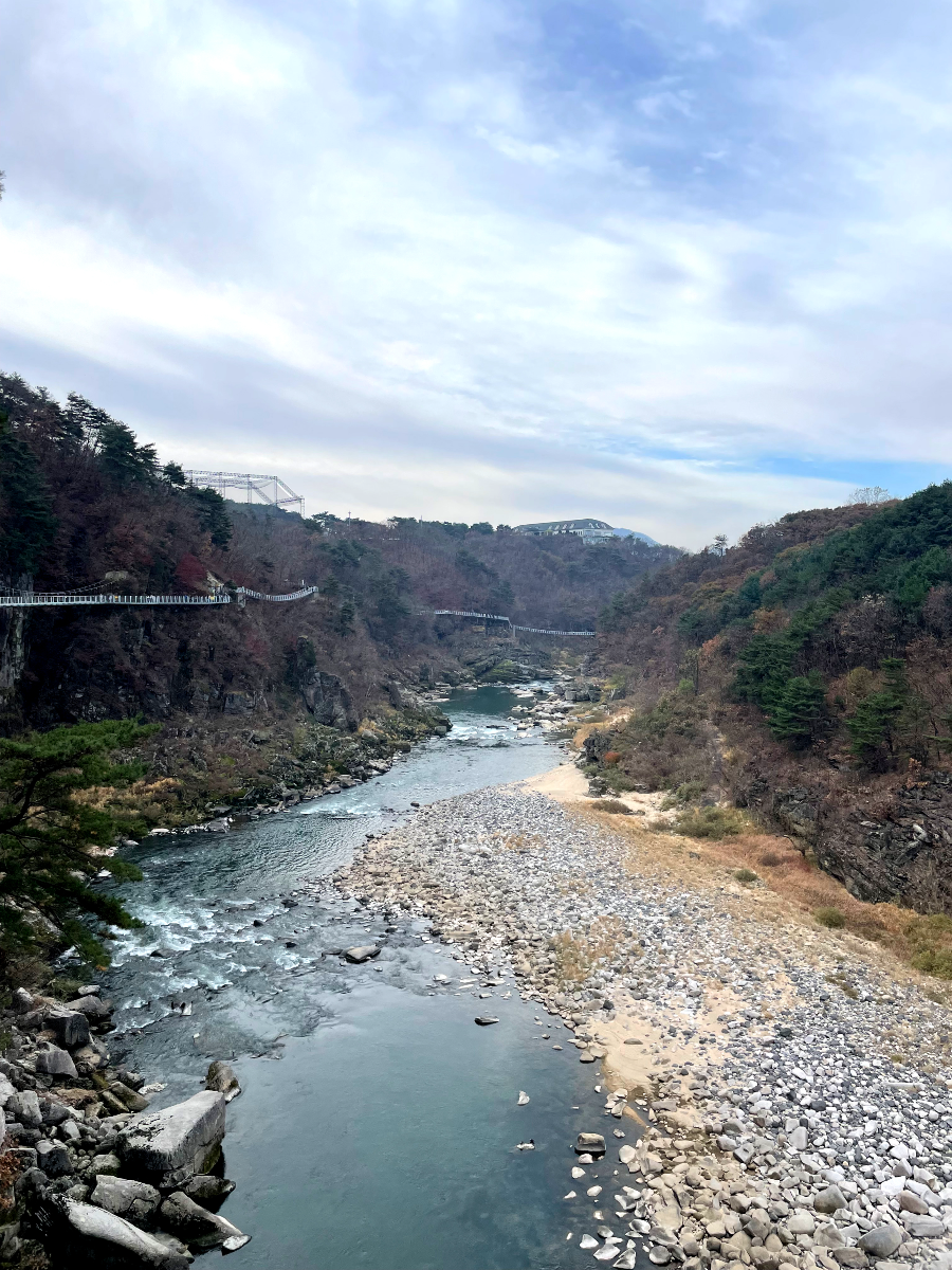 추운 겨울 강원도 철원 한탄강 주상절리길을 당일치기 잔도여행