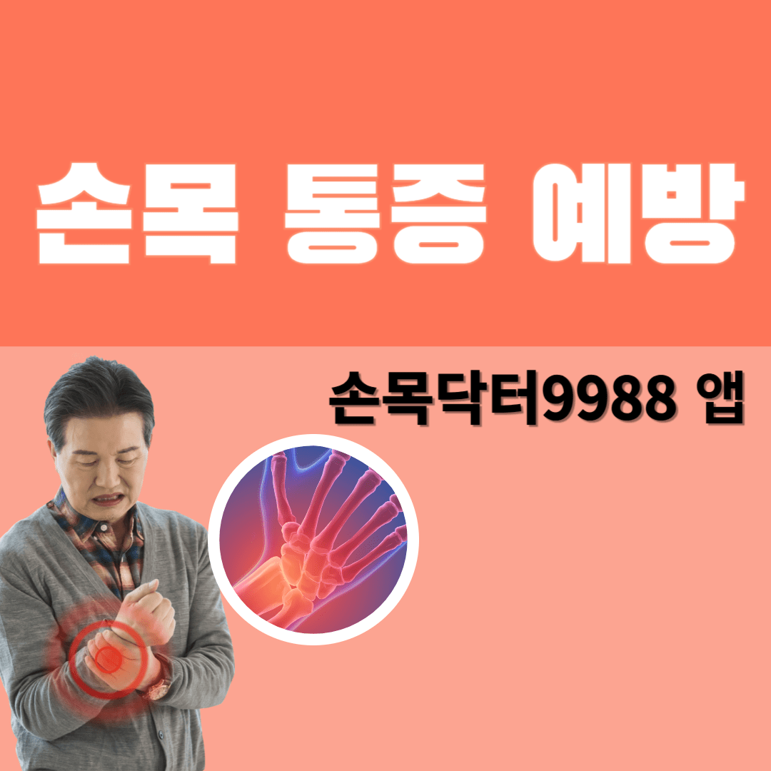 손목닥터9988: 스마트한 손목 건강 관리 앱
