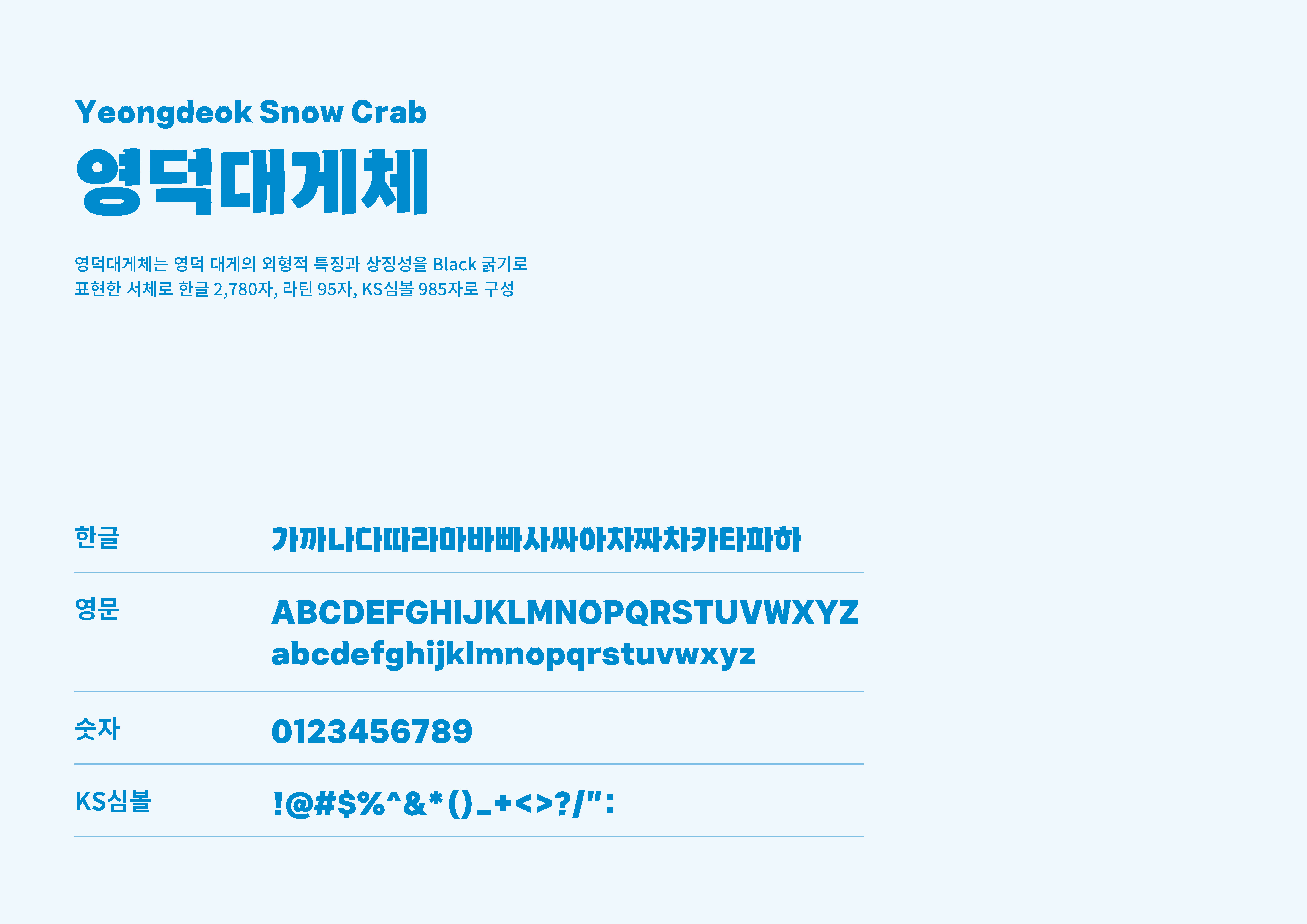 영덕 대게체 구성