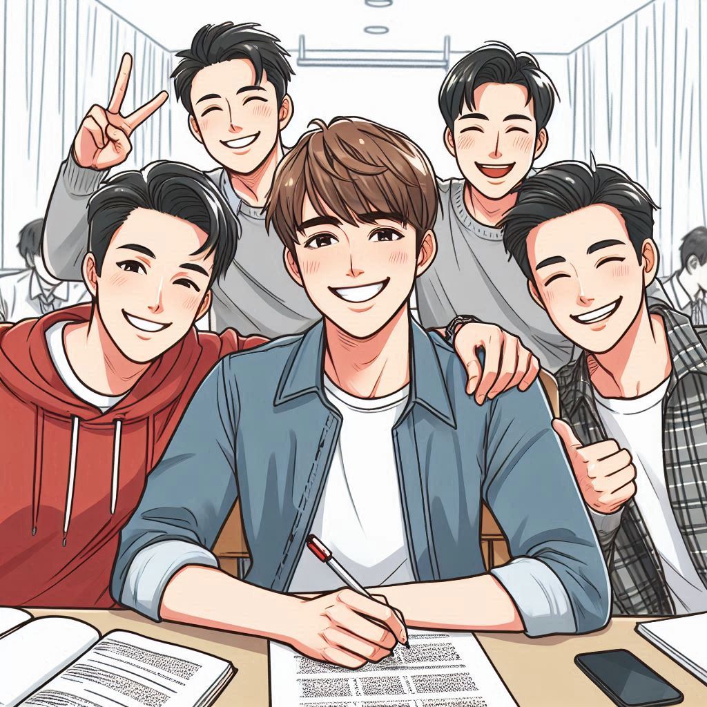 친구에게 보내는 수능응원메시지