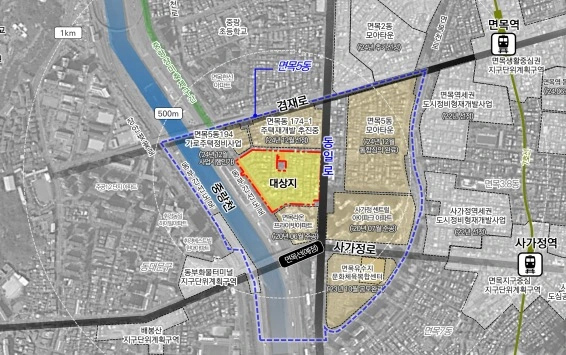 서울시 중랑구 면목동 172-1 <신속통합기획> 재개발 확정! [중랑천 7호선 면목역 사가정역]