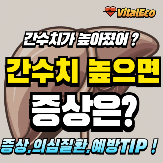 간수치가 높으면 나타나는 증상 알아보기