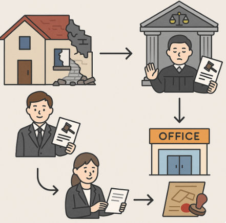 건물 일부 멸실 낙찰 등기 절차