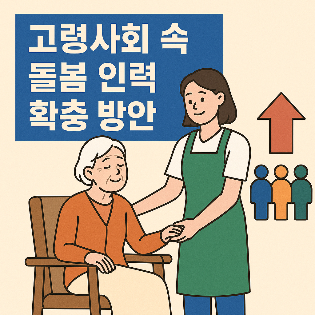 고령사회 속 돌봄 인력 확충 방안 관련 사진