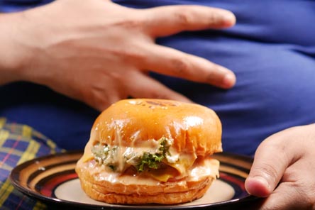 뱃살-패스트푸드