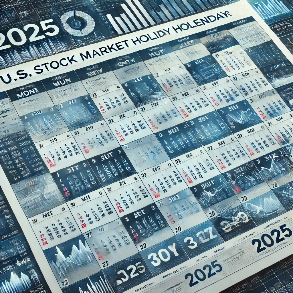 2025 미국 주식 휴장일 사진