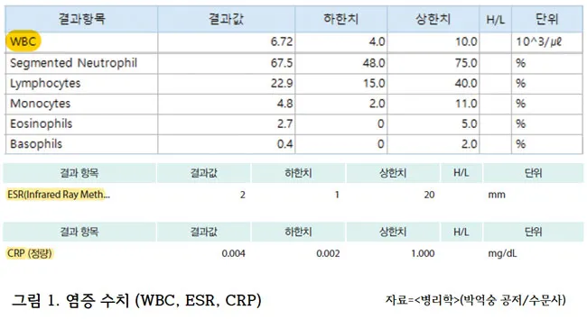 백혈구 수치가 낮으면 나타나는 증상