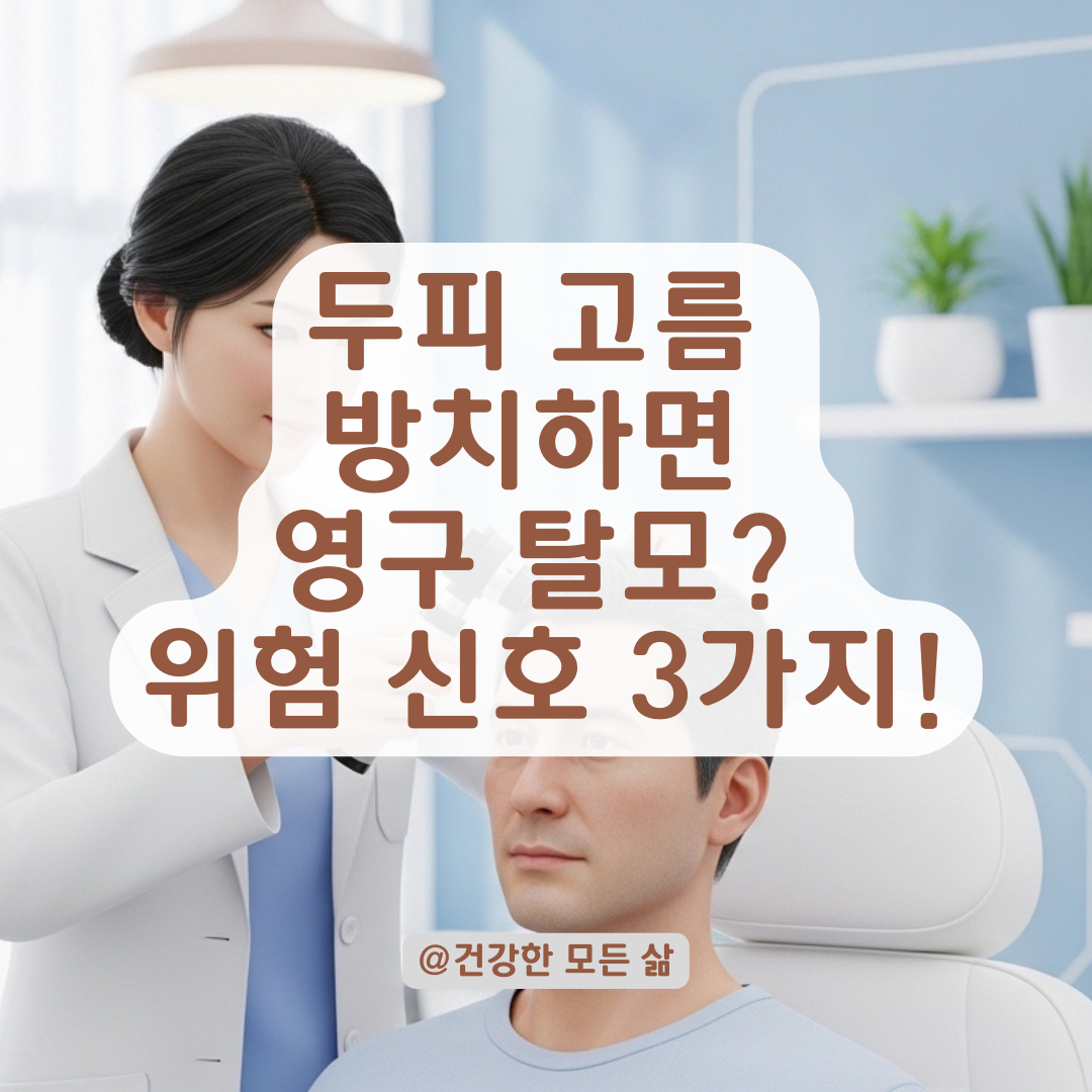 염증과 고름 반복되는 두피, 반흔성 탈모로 이어지는 신호 총정리!