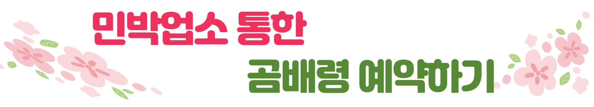 곰배령 예약하는 방법