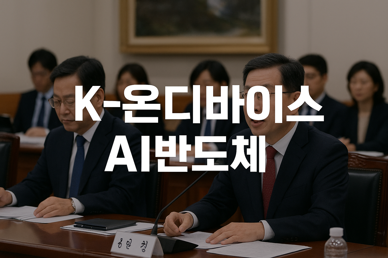 온디바이스 회의모습