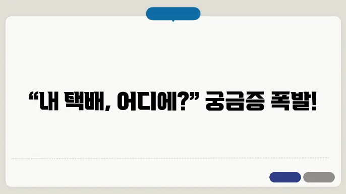 택배 상세조회