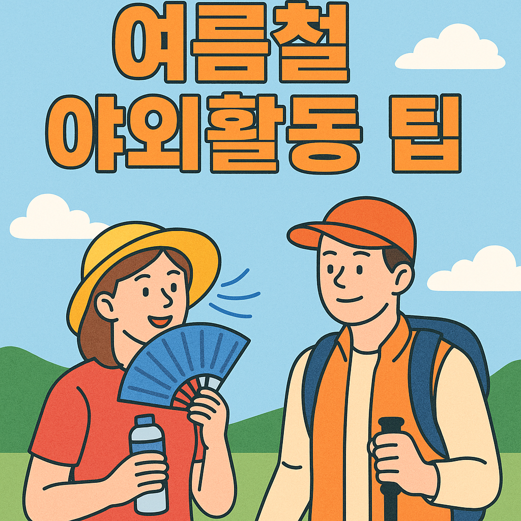 여름철 야외활동 팁