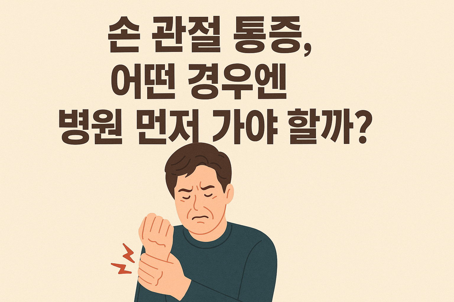 손 관절 통증