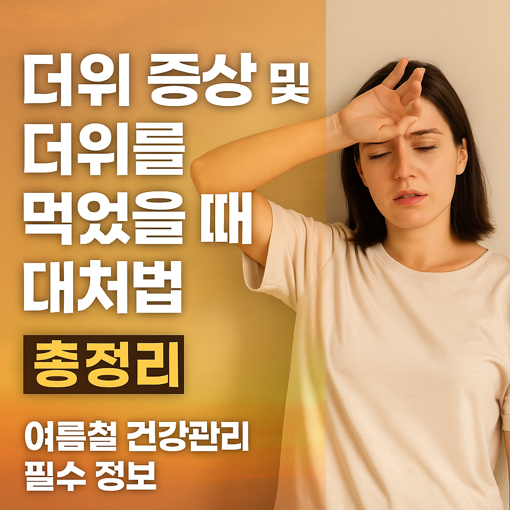 더위 증상, 더위를 먹었을 때 대처법 총정리 썸네일