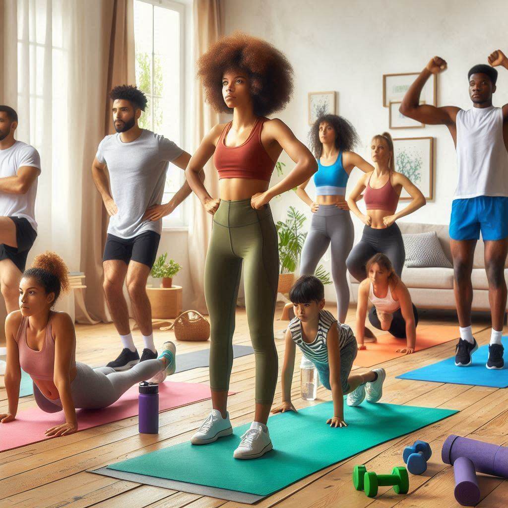 집에서 할 수 있는 간단한 운동 루틴