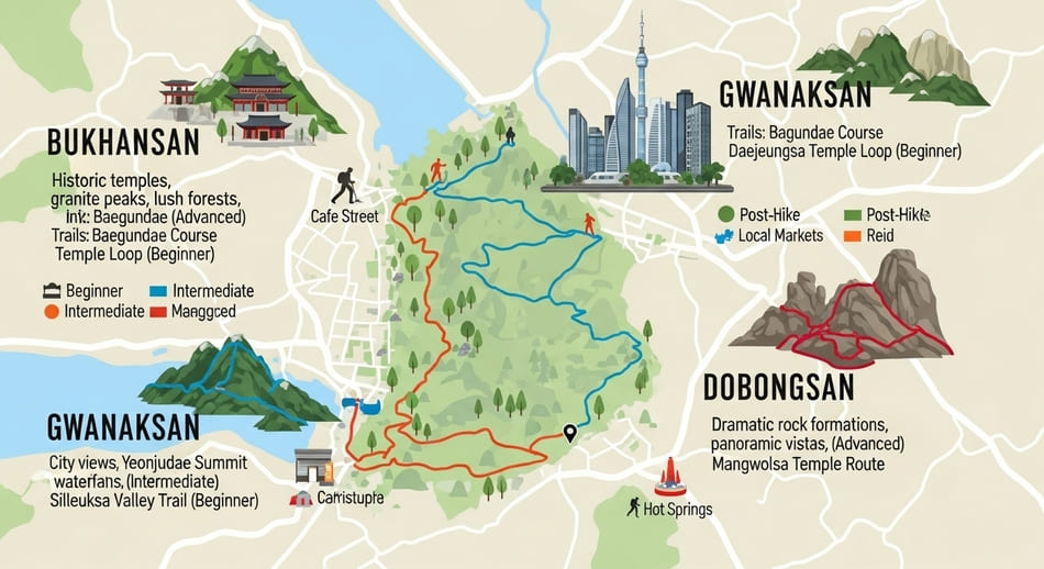 서울 근교 명산 탐방-북한산,관악산,도봉산 등산 가이드