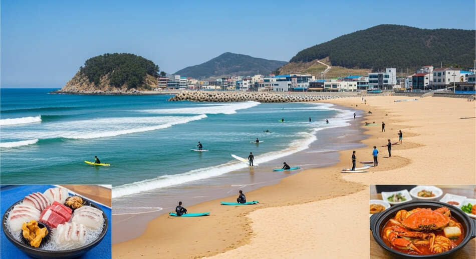 양양에서 만나는 서핑과 미식 여행, 바다와 입맛을 동시에 만족시키는 코스