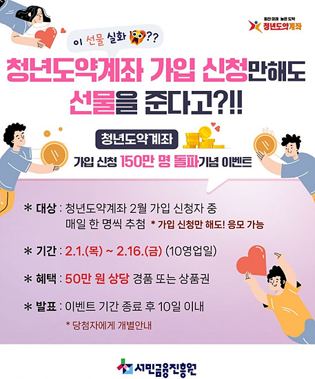 청년도약계좌 이벤트 안내