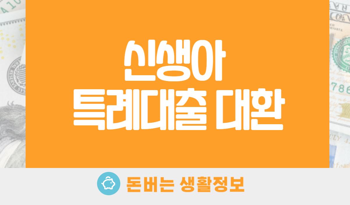 신생아 특례대출 대환