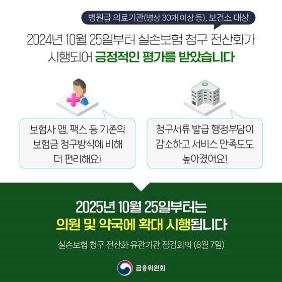 실손보험 청구 전산화, 간소화! 이렇게 달라진다! (2025년 최신)