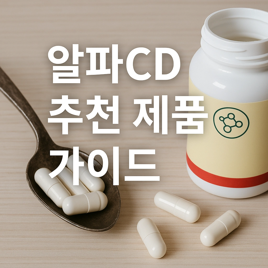 알파CD 추천 제품 가이드