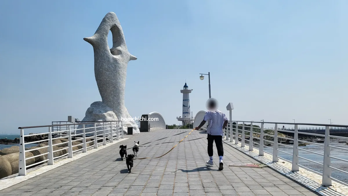 슬도 등대로 향하는 다리