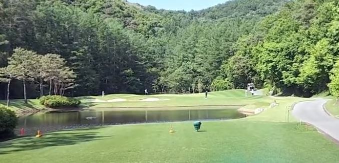 킹스데일CC 레이크 코스 3번홀 사진