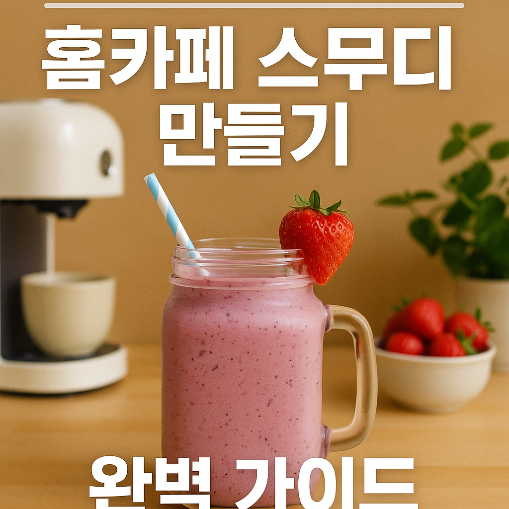 홈카페 스무디