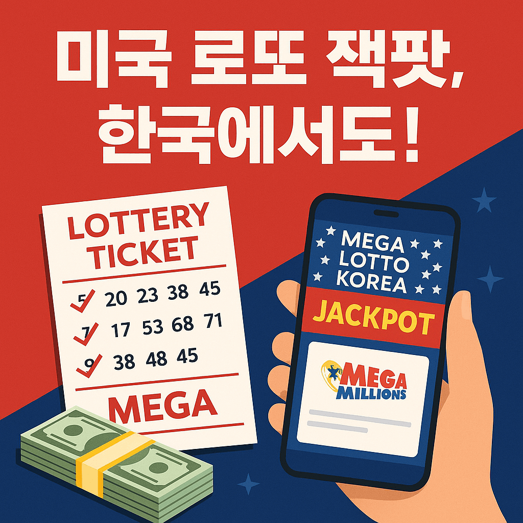 미국 로또 메가로또코리아, 국내에서 안전하게 초대형 잭팟 도전하는 법