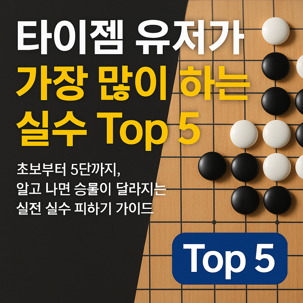 타이젬 유저가 가장많이 하는 싨 5가지