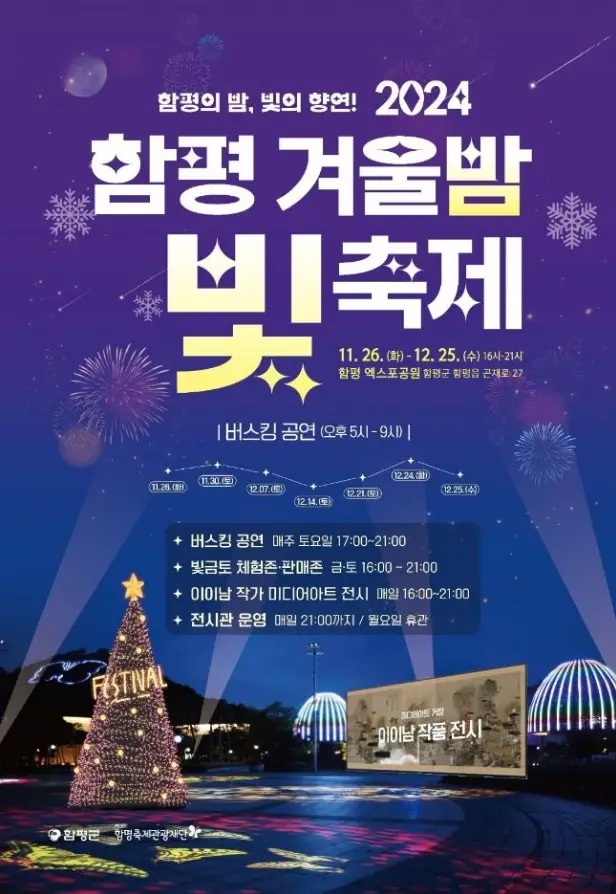 함평 겨울빛축제