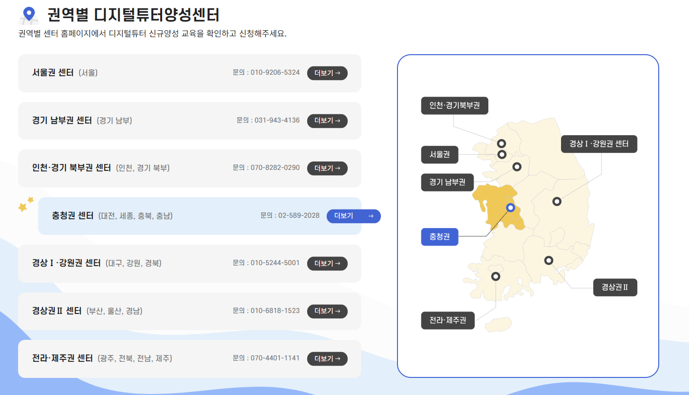 디지털튜터 양성센터 2차 교육생 모집
