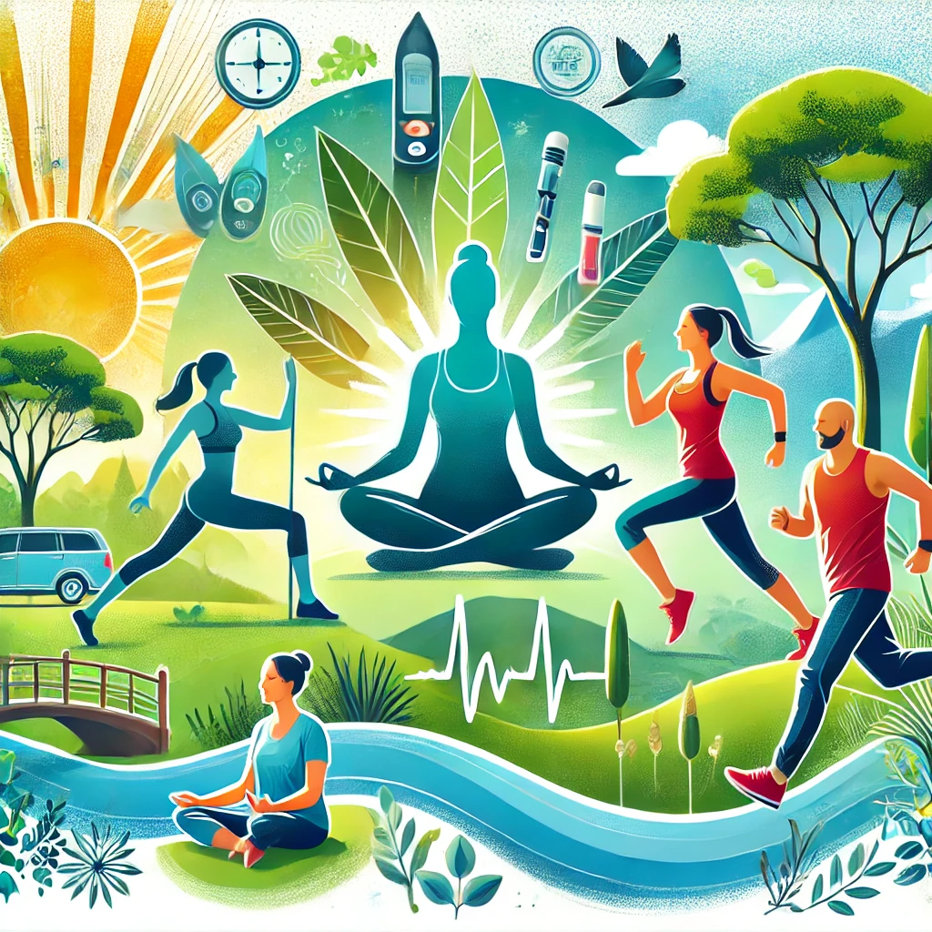 신체 활동을 통한 스트레스 해소 및 혈당 조절