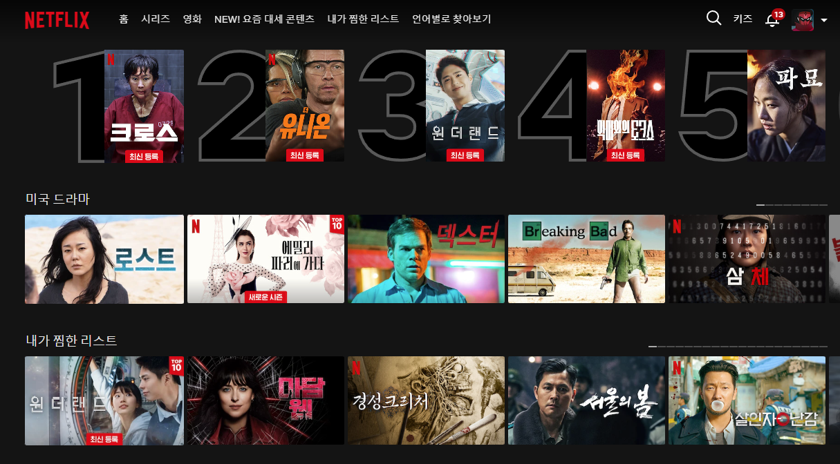 한국 지역 영화 순위 2위