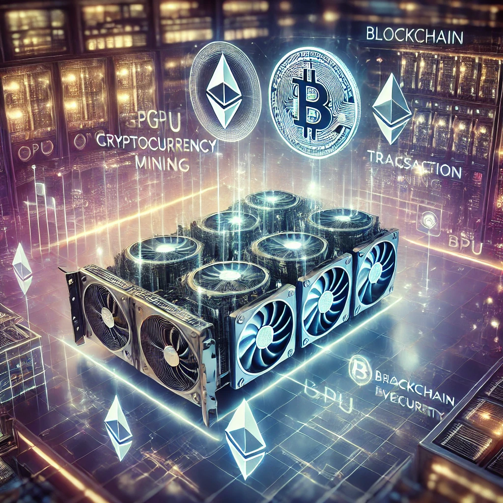 GPU의 블록체인 및 암호화폐 채굴(역할, 암호화폐, 장점과 단점, 전망)