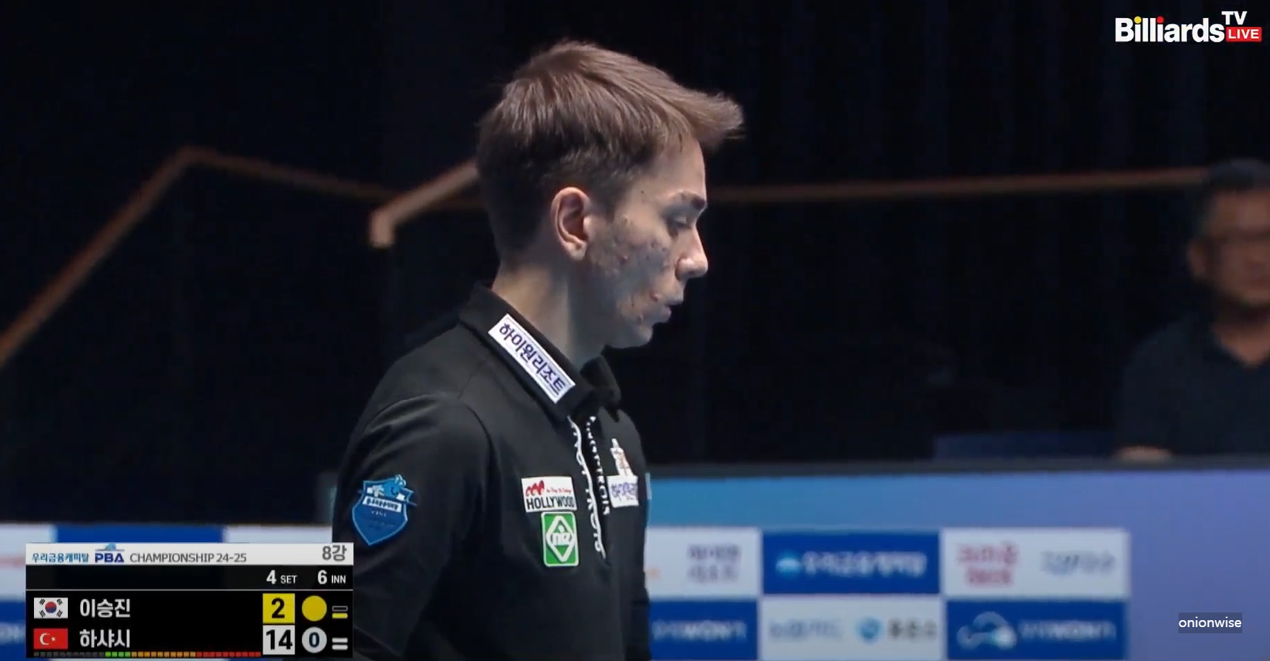 부라크 하샤시 이승진 경기결과 - 우리금융캐피탈 PBA 챔피언십 8강