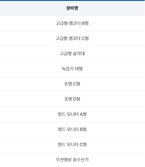 시청자 미디어재단 장비 무료 대여