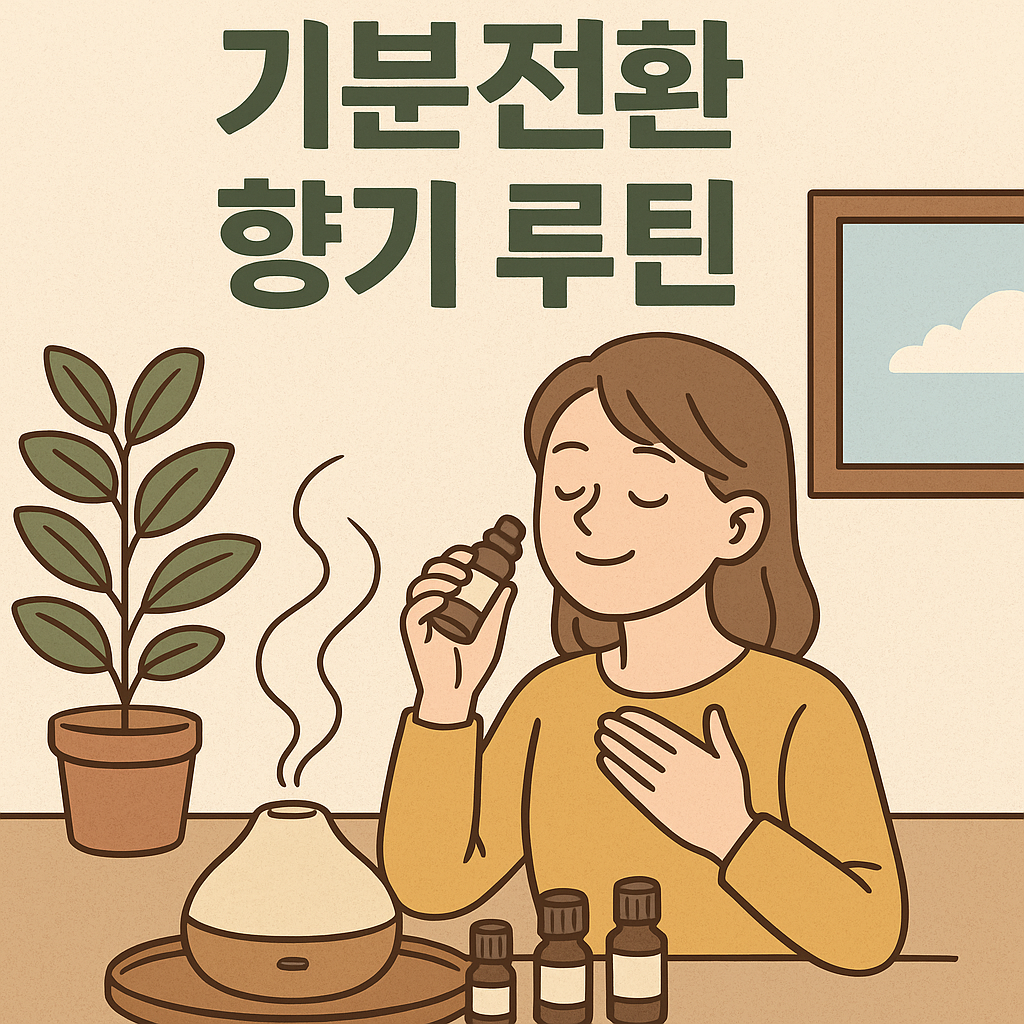 기분 전환 향기 루틴