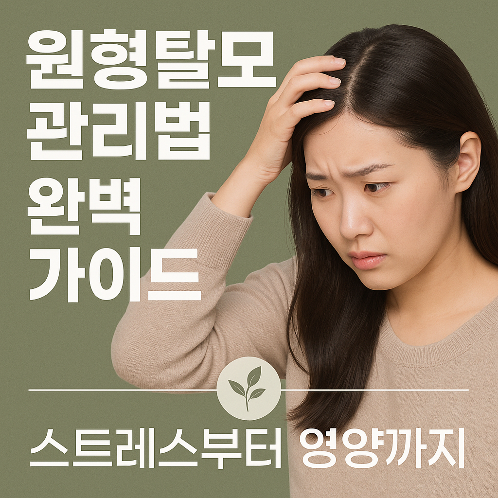 원형탈모 관리법