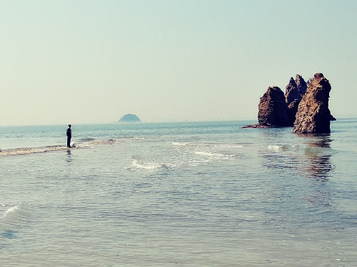 제부도 바다 갈라짐 현상