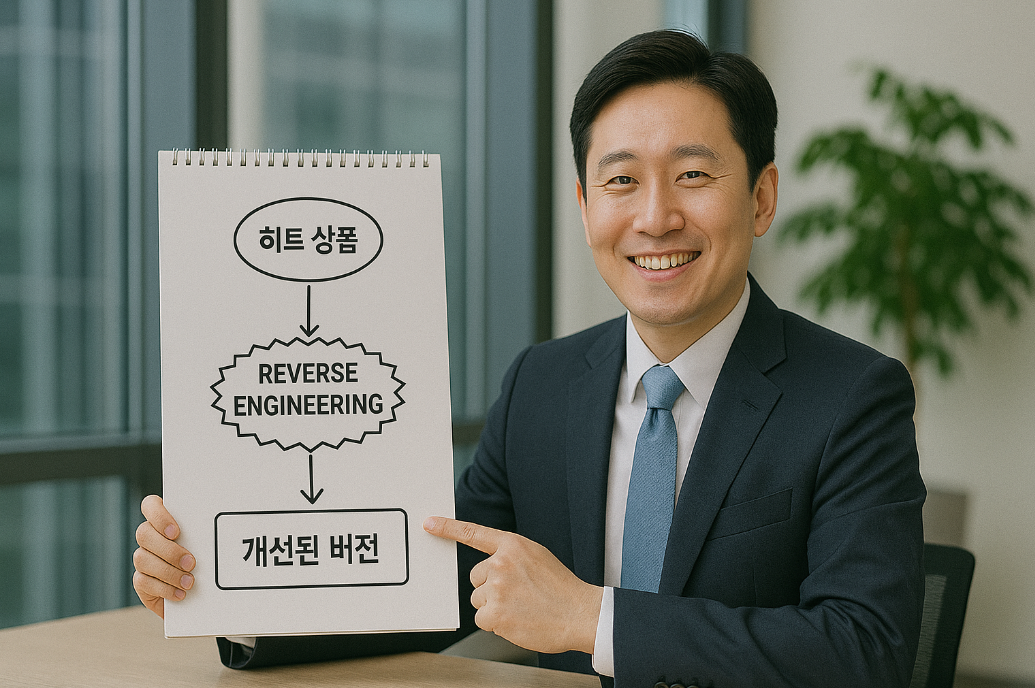 히트 상품 리버스엔지니어링으로 개선된 버전 출시해 성공